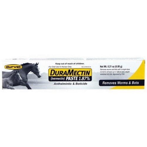 Durvet, Durvet Duramectin Ivermectin Paste 1.87% For Horse, 6.08 GM