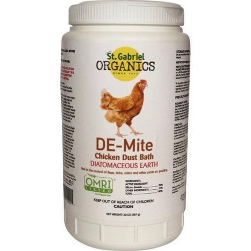 Gabriel, St. Gabriel De-Mite Chicken Dust Bath, 20 Oz