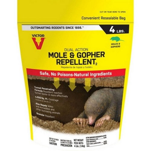 Mole & Gopher Granular Repellent 4 Lbs by Victor