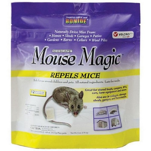 Bonide, Bonide Mouse Magic Repellent Rtu Place Packs, 12 Pack