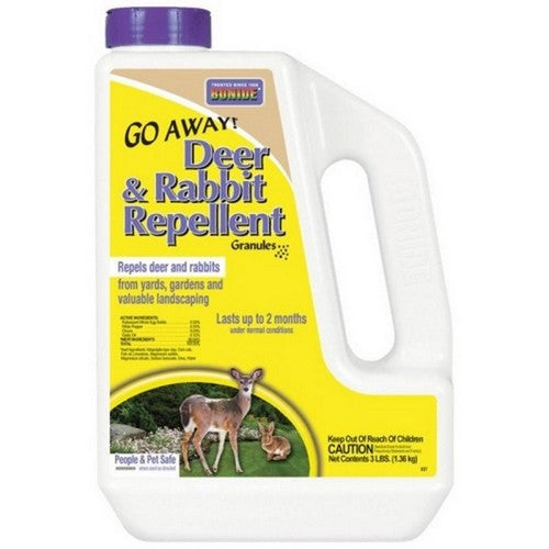 Bonide Go Away Deer & Rabbit Repellent Granules 3 Lbs by Bonide