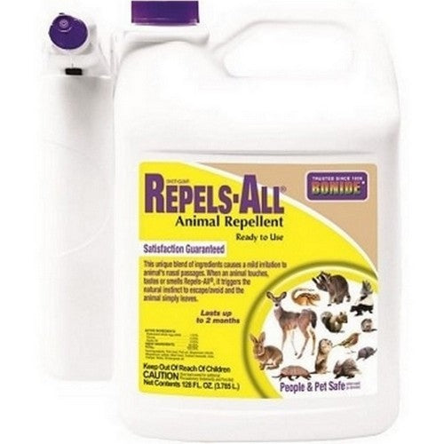 Repels-All, Repels-All Animal Repellent W/Power Spray, 1 Gallon