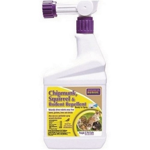 Bonide, Bonide Chipmunk Squirrel Rodent Repellent Rts, 1 QT