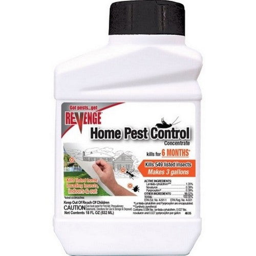 Revenge Home Pest Control Concentrate Indoor & Out 18Oz by Revenge