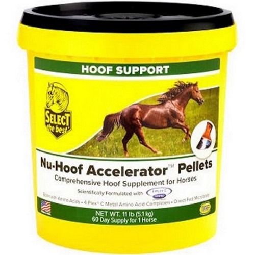 Nu-Hoof Accelerator Pellets Hoof Support 11 Lbs / 60 Day by Select The Best