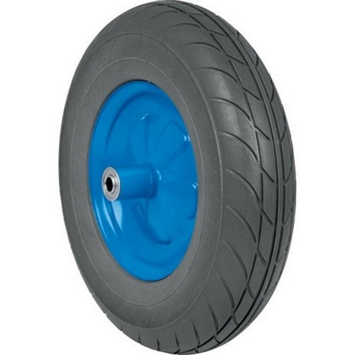 Truper, Truper Flat Free Wheelbarrow Tire W/Rim, 16 IN