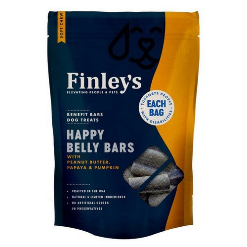 Finleys, Finley's Barkery Happy Belly Bars Dog Treats, 1 Each / 6 Oz / Salmon & Sweet Potato