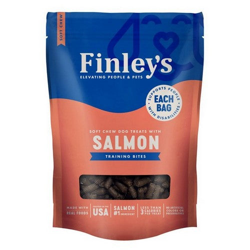 NutriSource, Finley's Barkery Soft Chew Trainer Bites Dog Treats, 1 Each / 6 Oz / Salmon