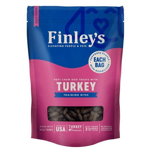 NutriSource, Finley's Barkery Soft Chew Trainer Bites Dog Treats, 1 Each / 6 Oz / Turkey