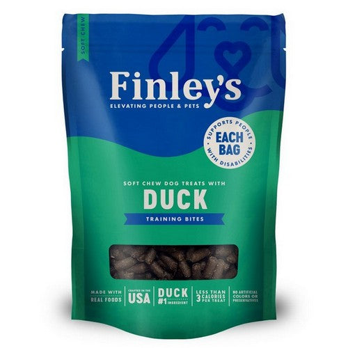 NutriSource, Finley's Barkery Soft Chew Trainer Bites Dog Treats, 1 Each / 6 Oz / Duck