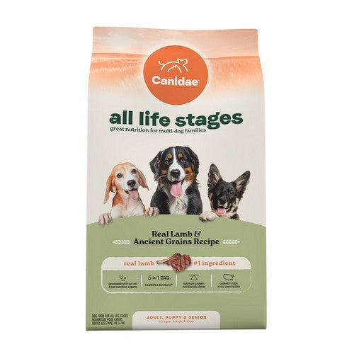 Canidae, Canidae All Life Stages Dry Dog Food Real Lamb & Ancient Grains, 1 Each / 27 Lbs