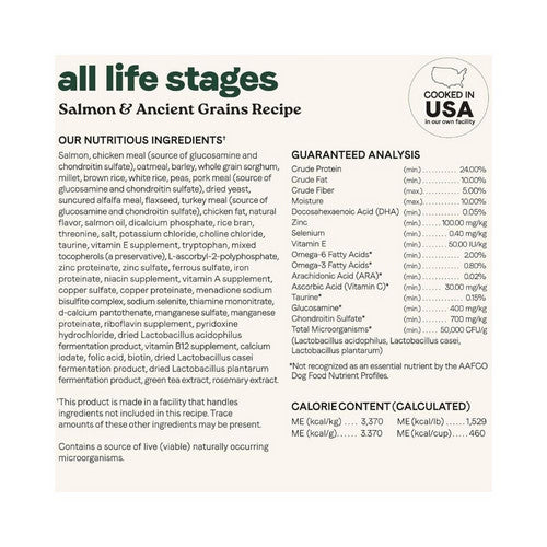 Canidae, Canidae All Life Stages Dry Dog Food Real Salmon & Ancient Grains, 1 Each / 5 Lbs