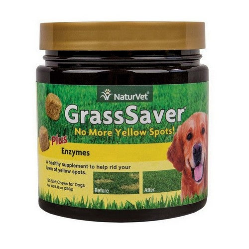 NaturVet, NaturVet GrassSaver Soft Chews, 1 Each / 8.46 Oz, 120 Count