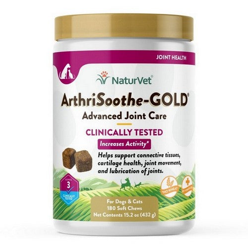 NaturVet, NaturVet ArthriSoothe Gold Level 3 Soft Chew, 1 Each / 180 Chews