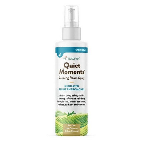 NaturVet, NaturVet Quiet Moments Herbal Calming Room Spray - Feline, 1 Each / 8 Oz