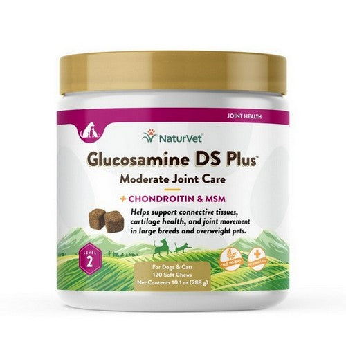 NaturVet, NaturVet Glucosamine-DS Plus Level 2 Soft Chew, 1 Each / 120 Count