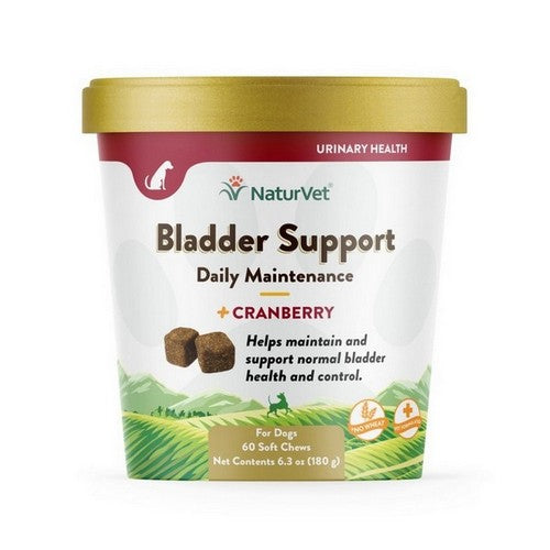 NaturVet, NaturVet Bladder Support + Cranberry Soft Chews, 1 Each / 60 Count