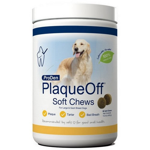 NaturVet, NaturVet Proden PlaqueOff Large & Giant Breed Dog Soft Chews, 1 Each / 90 Count