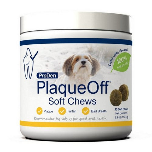 NaturVet, NaturVet Proden PlaqueOff Small & Medium Breed Dog Soft Chews, 1 Each / 45 Count