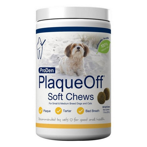 NaturVet, NaturVet Proden PlaqueOff Small & Medium Breed Dog Soft Chews, 1 Each / 90 Count