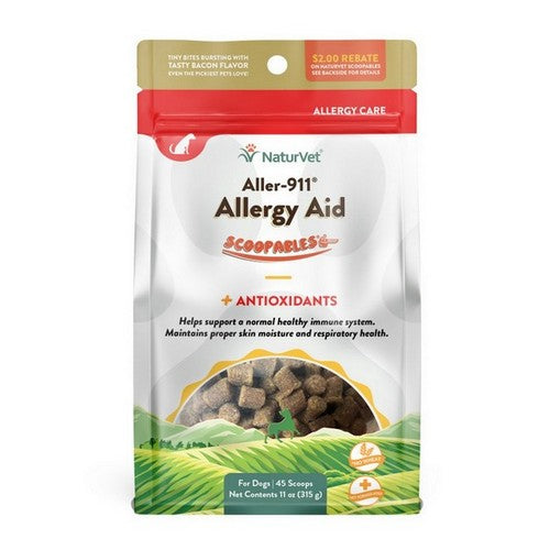 NaturVet, NaturVet Scoopables Aller-911 Allergy Aid for Dogs, 1 Each / 11 Oz