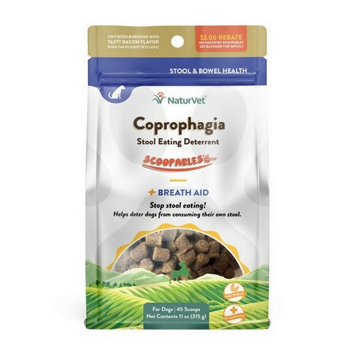 NaturVet, NaturVet Scoopables Coprophagia Stool Eating Deterrent for Dogs, 1 Each / 11 Oz