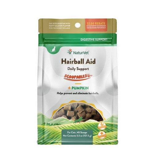 NaturVet, NaturVet Scoopables Hairball Aid for Cats, 1 Each / 5.5 Oz