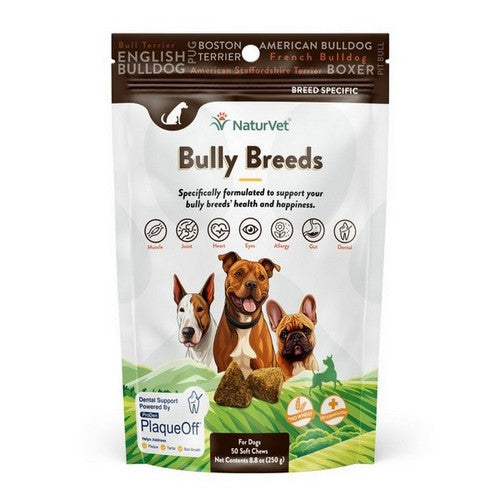 NaturVet, NaturVet Breed-Specific Bully Breed Supplement Soft Chew, 1 Each / 50 Count