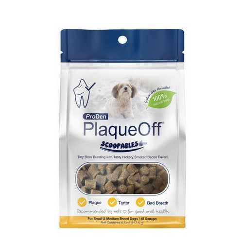 NaturVet, NaturVet ProDen PlaqueOff Scoopables Dog Dental Treat, 1 Each /5.5 Oz / Small/Medium Breeds