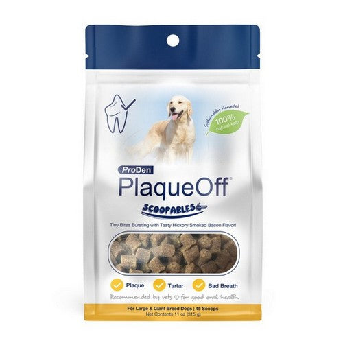 NaturVet, NaturVet ProDen PlaqueOff Scoopables Dog Dental Treat, 1 Each / 5.5 Oz / Large / Giant Breeds
