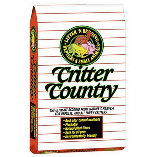 Mountain Meadows Pet Products, Mountain Meadows Pet Products Critter Country Bedding/Litter for Reptile and Small Animal, 1 Each / 20 Lbs / White