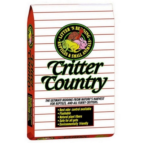 Mountain Meadows Pet Products, Mountain Meadows Pet Products Critter Country Bedding/Litter for Reptile and Small Animal, 1 Each / 40 Lbs / White