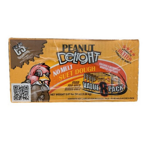 C&S, C&S Peanut Delight No Melt Suet Dough, 1 Each / 8 Count