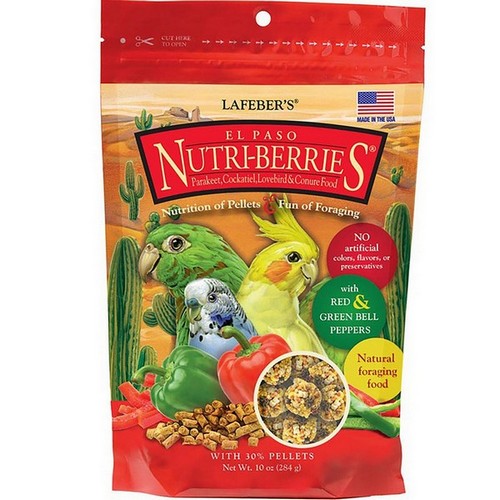Lafeber, Lafeber Company El Paso Nutri-Berries Small Bird Food, 1 Each / 10 Oz