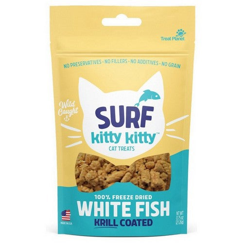 Etta Says!, Etta Says! Kitty Kitty 100% Freeze Dried Cat Treat, 1 Each / 0.6 Oz / White Fish w/Krill