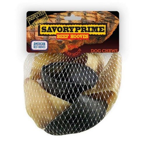Savory Prime, Savory Prime Beef Hooves Dog Chew, 1 Each / 6 Pack