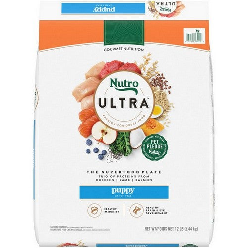 Nutro Products, Inc., Nutro Products Ultra Puppy Dry Dog Food, 1 Each / 12 Lbs / Superfood Plate