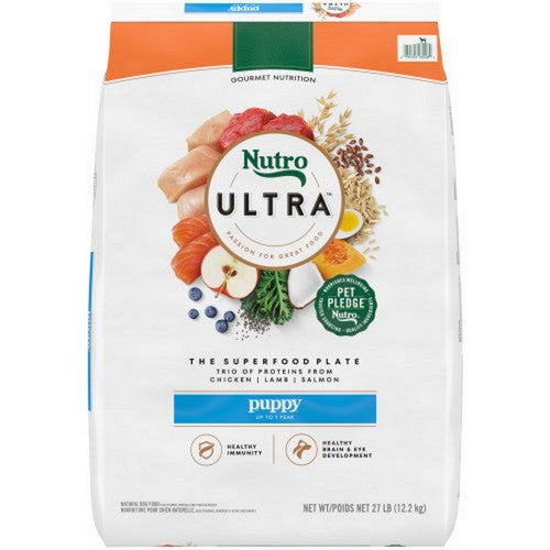 Nutro Products, Inc., Nutro Products Ultra Puppy Dry Dog Food, 1 Each / 27 Lbs / Superfood Plate