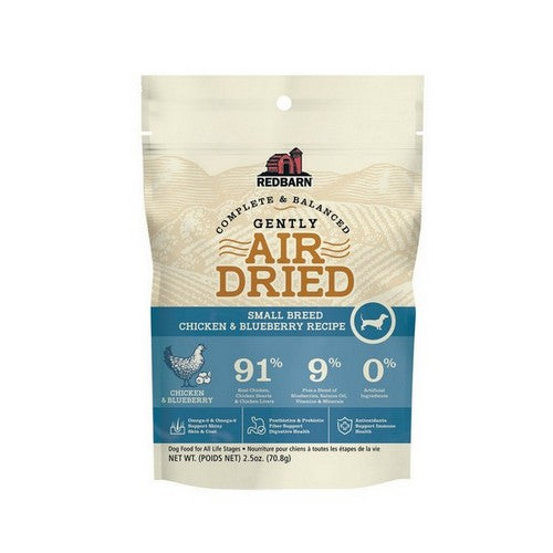 Redbarn Pet Products, Redbarn Pet Products Air-Dried Small Breed Dog Food, 1 Each / 2.5 Oz / Chicken & Blueberry