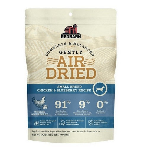 Redbarn Pet Products, Redbarn Pet Products Air-Dried Small Breed Dog Food, 1 Each / 2 Lbs / Chicken & Blueberry