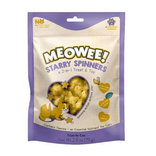 Meowee!, Meowee! Starry Spinners 2-In-1 Catnip Cat Treat Chicken, 1 Each / 2.8 Oz