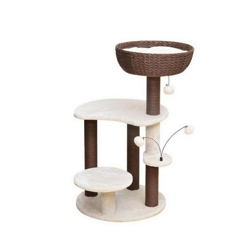 Pet Pals, PetPals Quartz 5-Level Cat Tree, 1 Each / 35 Inch / Brown & Cream