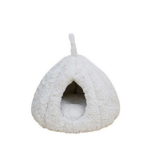 Pet Pals, PetPals Rose Hut Pet Bed, 1 Each / 17.7 Inch / Ivory