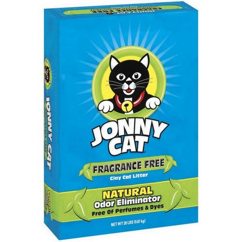 Jonny Cat, Jonny Cat Fragrance Free Clay with Natural Odor Eliminator Cat Litter, 1 Each / 20 Lbs