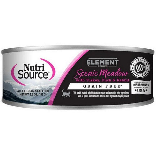 NutriSource, NutriSource Element Series Grain Free Canned Cat Food Scenic Meadow, 12 Each / 5.5 Oz