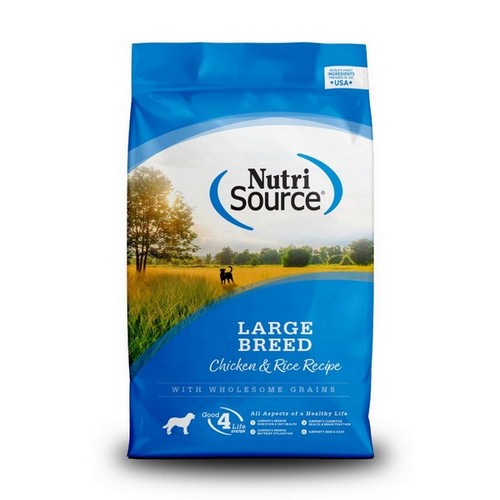 NutriSource, NutriSource Large Breed Dry Dog Food, 1 Each / 26 Lbs / Chicken & Rice
