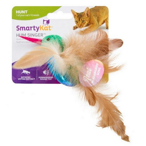 SmartyKat, SmartyKat Hum Singer Humming Bird Cat Toy, 1 Each / One Size / Multi-Color