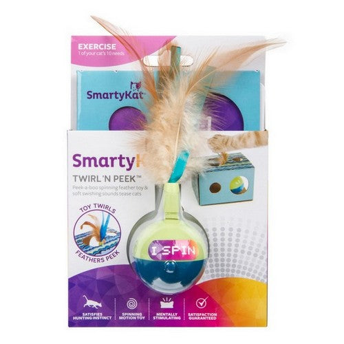 SmartyKat, SmartyKat Twirl & Peek Electronic Motion Cat Toy, 1 Each