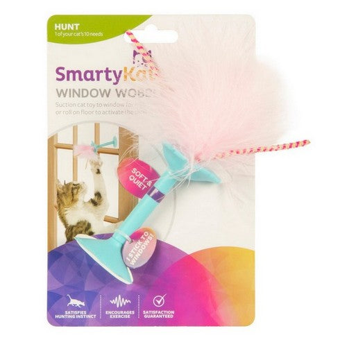 SmartyKat, SmartyKat Window Wobbler Flower Suction Cup Teaser Cat Toy, 1 Each