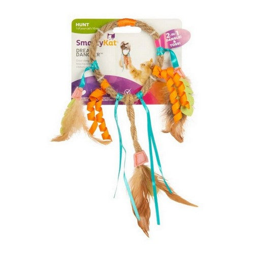 SmartyKat, SmartyKat Dream Dangler Jute and Feather Catnip Toy, 1 Each / Multi-color